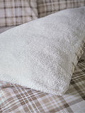 Catherine Lansfield natural cosy sherpa check duvet cover set - British product