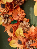 Dibor Autumn Wreath 43cm - British product