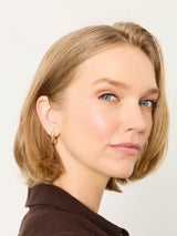 Next FatFace Gold Tone Classic Chunky Earrings (2cm)- Buy online at McGrocer