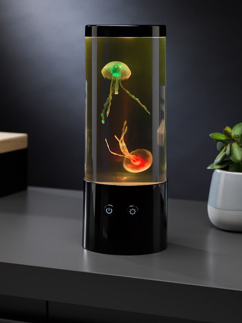MenKind Clear Mini Round Jellyfish Lamp, UK version