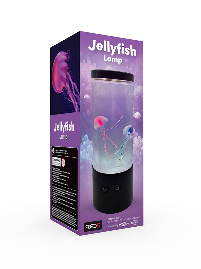 MenKind Clear Mini Round Jellyfish Lamp, UK version