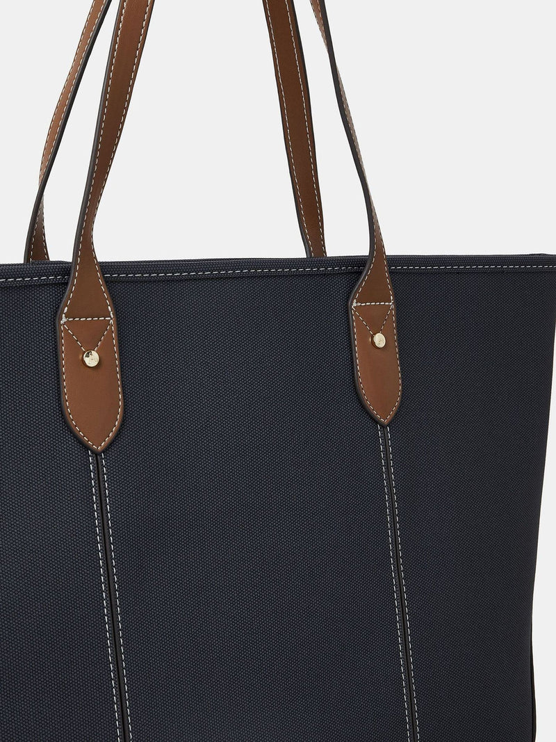 Accessorize blue plain large tote bag - British brand