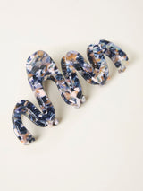 Next FatFace Navy Blue Large Squiggle Claw Clip- Buy online at McGrocer