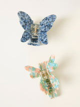 Next FatFace 2 Pack Butterfly and Dragonfly Hair Claw Clips- Buy online at McGrocer