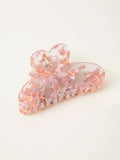FatFace pink heart claw clip hair accessory, UK version