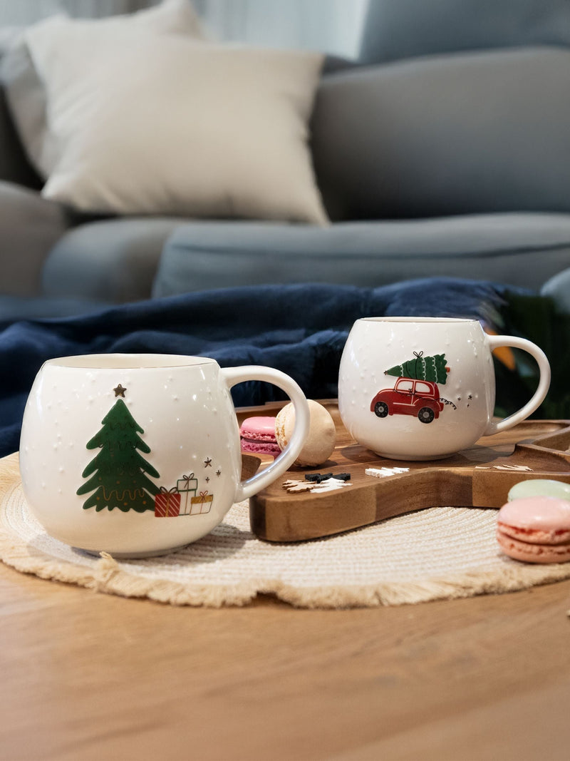 Code Maison Off White Presents Under the Tree Christmas Mug