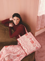 Next Cath Kidston Pink Spitalfields Print Large Book Bag- Buy online at McGrocer
