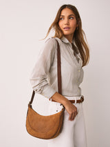 Next Tan Brown Leather Embossed Cross Body Bag- Buy online at McGrocer