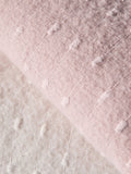 THE SET pink cream dobby spot throws 2 pack, UK version