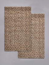 Next The Set 2 Pack Natural Woven Jute Flatweave Doormat- Buy online at McGrocer