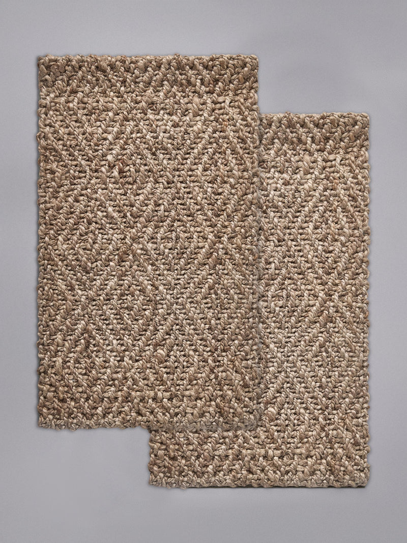 The Set 2 Pack Jute Doormat, UK version