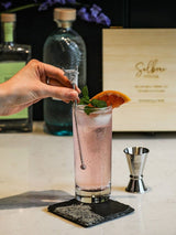 Next Selbrae House Clear Silver Highland Cow Highball Drinks Set- Buy online at McGrocer