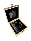 Selbrae House Clear Silver Highland Cow Highball Drinks Set (British brand)