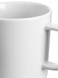 LSA International set of two white collective porcelain mugs, 370ml each, UK version