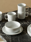LSA International Set of 2 White Collective Porcelain Mugs 370ml