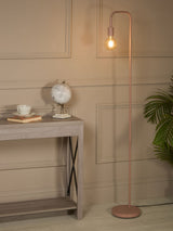 Next Searchlight Matt Pink Pylon Bulb Floor Lamp, 155cm- Buy online at McGrocer