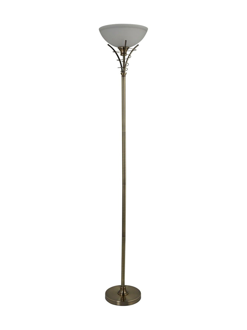 Searchlight Carriden acid glass floor lamp, imported from the UK