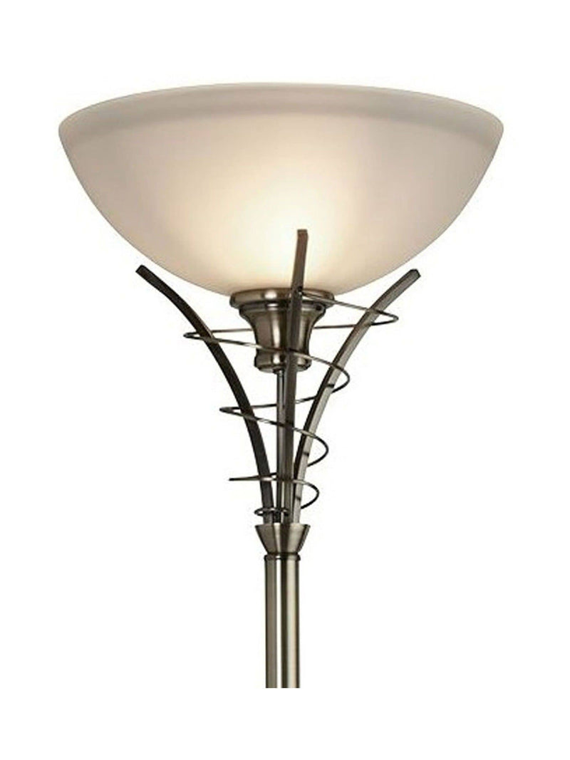 Searchlight Carriden acid glass floor lamp, imported from the UK