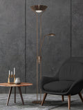 Searchlight antique brass floor lamp 180cm, imported from the UK
