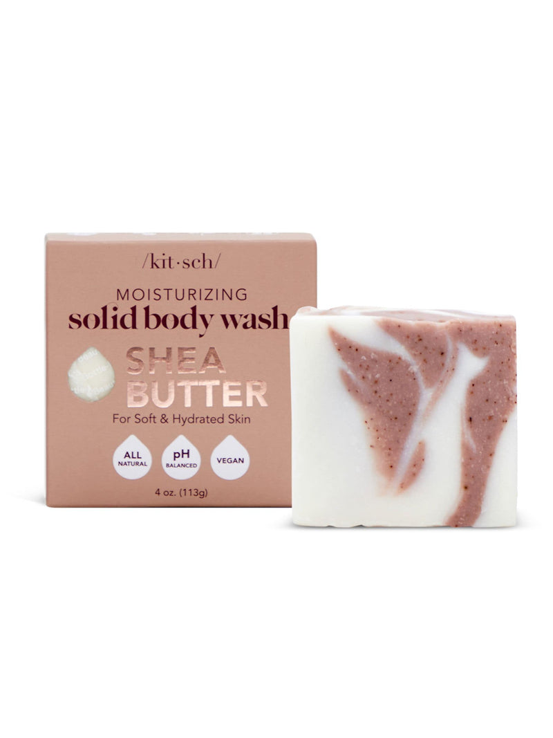 Kitsch shea butter moisturising solid body wash, UK version