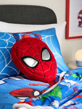 Next Red Spiderman Head Plush Cushion- Buy online at McGrocer