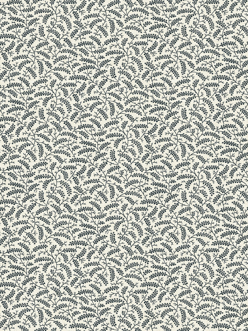 Galerie wallpaper sample Black French Country Leaf A4, UK version