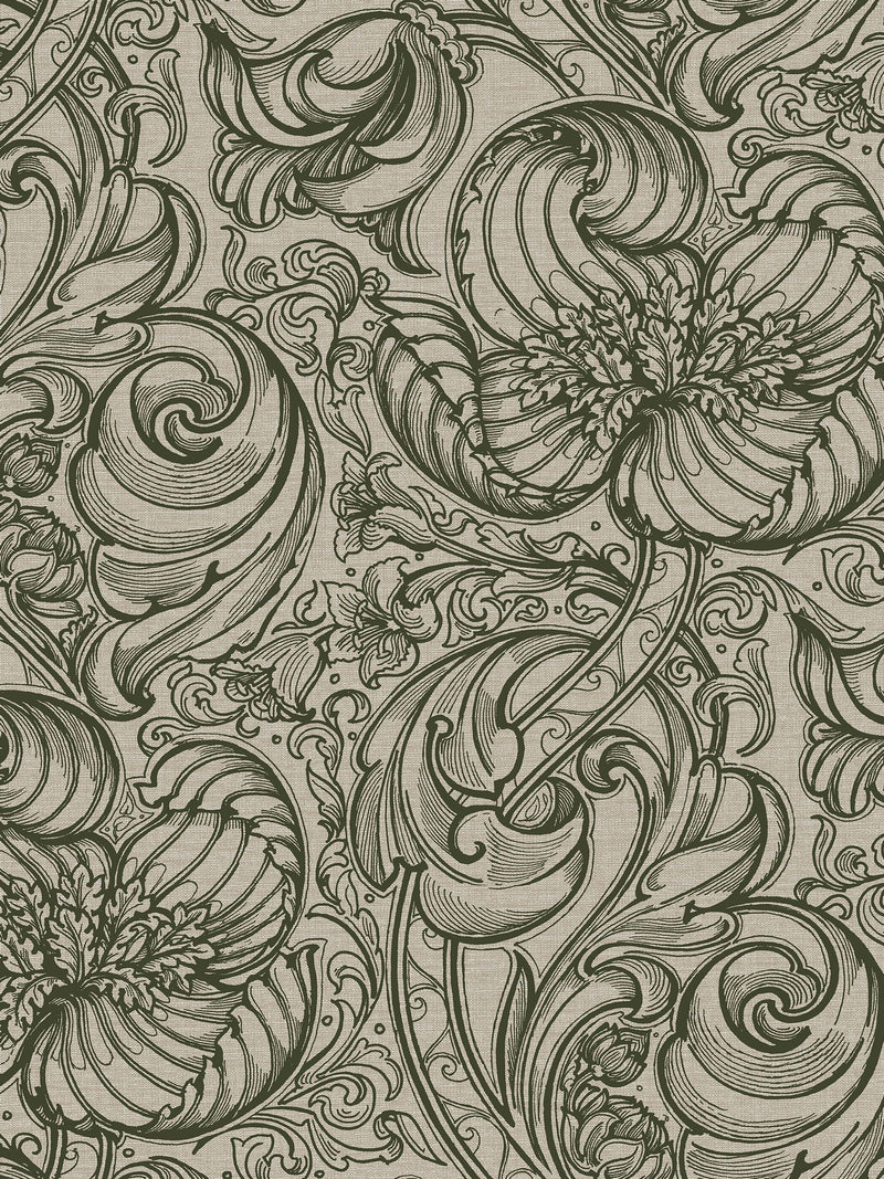Laurence Llewelyn-Bowen floral wallpaper sample A4 - British product