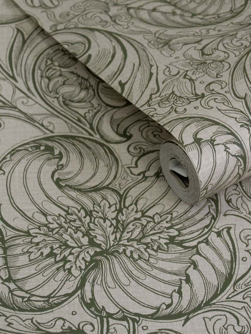 Laurence Llewelyn-Bowen floral wallpaper sample A4 - British product