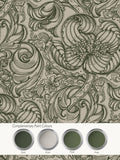 Laurence Llewelyn-Bowen floral wallpaper sample A4 - British product