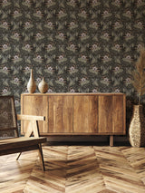 Next Laurence Llewelyn-Bowen Green Rambleicious Floral Print Wallpaper Sample A4- Buy online at McGrocer