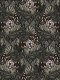 Laurence Llewelyn-Bowen wallpaper sample green Rambleicious floral print A4 - British product