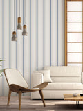 Galerie Blue Spring Blossom Stripe A4 wallpaper sample (British brand)