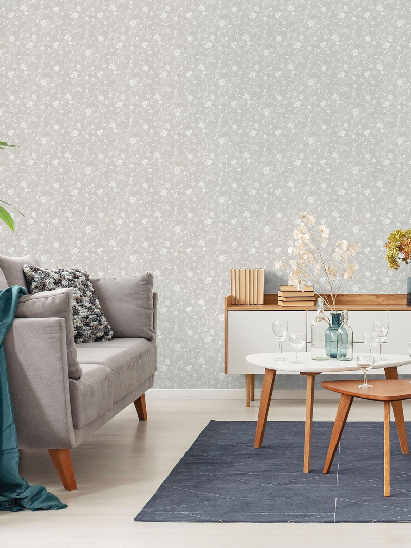 Galerie Green Spring Blossom Floral Print Wallpaper Sample A4