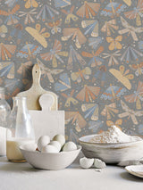 Next Galerie Yellow Sommarang 2 Butterfly A4 Wallpaper Sample- Buy online at McGrocer