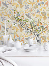 Next Galerie Yellow Sommarang 2 Butterfly A4 Wallpaper Sample- Buy online at McGrocer