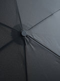 Black auto open close umbrella with raindrop print 28cm (British brand)