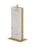 Eglo Belesar table lamp with stone and steel base, imported from the UK