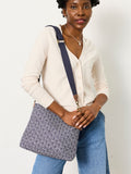 FatFace navy blue geometric crossbody bag, UK version