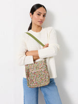 Next FatFace Green Ditsy Floral Canvas Crossbody Bag- Buy online at McGrocer