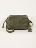 FatFace green suede camera bag - British product