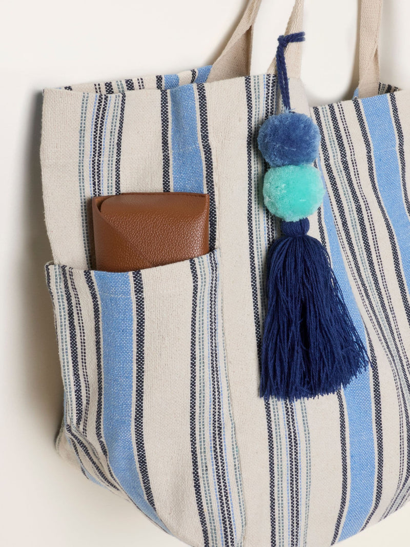 FatFace blue stripe tote bag, UK version