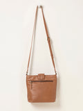 FatFace leather bucket bag tan brown - British product