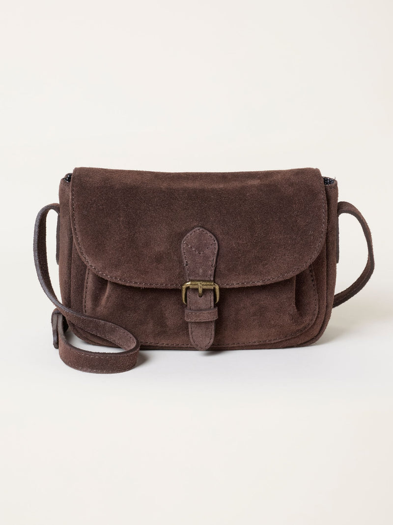 FatFace Pixie chocolate brown cross-body bag (British brand)