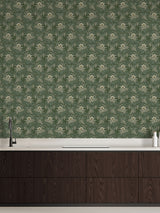 Next Laurence Llewelyn-Bowen Rambleicious Floral Print Green Wallpaper 10m x 53cm- Buy online at McGrocer