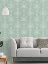 Next Galerie Blue French Country Damask Wallpaper 10M- Buy online at McGrocer