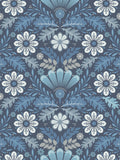 Galerie Blue Sommarang floral print wallpaper 10M (British brand)