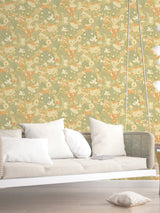 Next Galerie Yellow Sommarang 2 Woodland Wallpaper 10m- Buy online at McGrocer