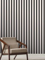 Next Style Sisters Black Thin Stripe Wallpaper 10m x 53cm- Buy online at McGrocer