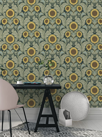 Next Laurence Llewelyn-Bowen Sunnyside Up Yellow Floral Print Wallpaper 10M- Buy online at McGrocer