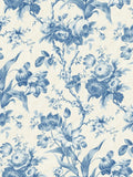 Galerie Blue French Country Floral Print wallpaper 823cm, UK version